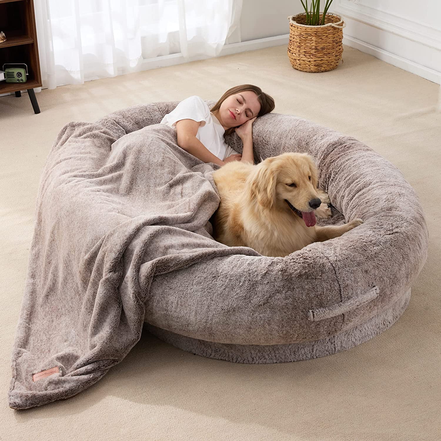 This massive 7-foot beanbag chair is for people who love to lounge—Here's  where to buy it