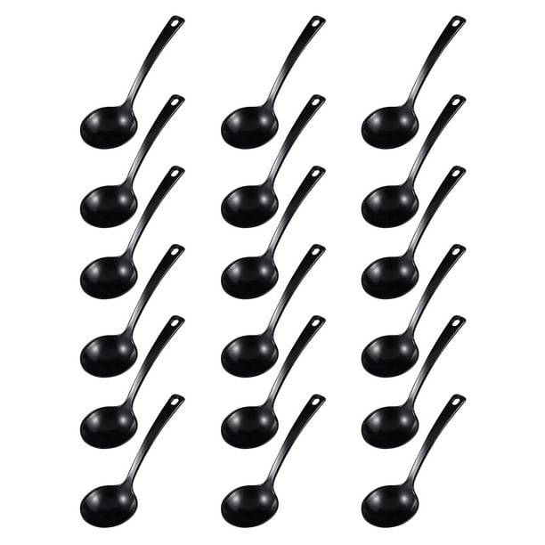 ColoMX 18pcs Soup Soup Spoons multiusos Soup Soup Soup Spoon Cuchara de arroz Shout Spoons
