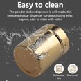 thumbnail image 5 of LUU-Stainless Steel Dredge Shaker, Seasoning Shaker Fine Mesh Powder Sugar Dispenser Powder Sugar Shaker Duster with Lid Gold Salt and Pepper Shakers for Kitchen_SAI, 5 of 9