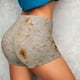 thumbnail image 4 of Fotbe Tortilla Shorts Sin Costuras – Shorts Deportivos de Cintura Alta para Mujer, Elásticos para Gimnasio, Yoga, Running o Ciclismo-Large, 4 of 8