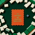 thumbnail image 4 of Mahjong Sorting Card, 4X6 In, Wavy Edge, Cat Decor for Home, Game Night Party Decorations, Funny Cat Gifts, Royal Blue, 1 Pc, 4 of 6