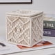 thumbnail image 1 of soporte para caja de pañuelos, decoración bohemia, organizador de pañuelos bohemio hecho a mano, caja de cubo de pañuelos para baño, dormitorio, tocador, sala de estar, oficina, 1 of 5