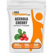 BulkSupplements Acerola Extract ( Vitamin C) Powder - 500mg per Serving - 100 Grams (3.5 oz) - 200 Servings