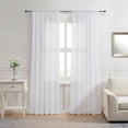 thumbnail image 5 of Martha Stewart Bergen 5/8", Adjustable Curtain Café Rod and Finial Set, Matte Black, 48'' - 86" Long, 5 of 8