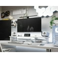 thumbnail image 3 of Fenge Dual Monitor Stand, 42.5inch Monitor Riser with Acrylic Drawer, 3 of 8