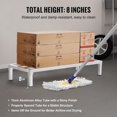 thumbnail image 3 of VEVOR Aluminum Dunnage Rack, 48” x 20” Commercial Food Floor Rack, 8” Off the Floor, 1800 lbs Capacity All-Welded Aluminum Storage Rack, for Storage in Restaurants, Kitchens, Garages and Vehicles, 3 of 9