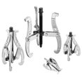 thumbnail image 3 of VEVOR 4-Piece Gear Puller Set with Reversible Jaws, Sizes 3", 4", 6", 8", Dual 2/3 Jaw Configuration for Flywheel, Bearing, and Pulley Removal, Versatile Vertical and Horizontal Use, 3 of 12
