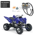 thumbnail image 3 of Woudy Carburetor for Yamaha Raptor 660R YFM660 YFM660R ATV Replaces 5LP-14900-00-00, 3 of 11