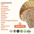 thumbnail image 4 of Dr. B's Wilbur Five Flour Multigrain Bread | 1g Net Carbs & 7g Protein | Low Calorie, Vegan, Sugar Free | Fresh, Sliced, Keto & Low Carb Bread Loaf (6 Pack (16 oz), Sesame), 4 of 8