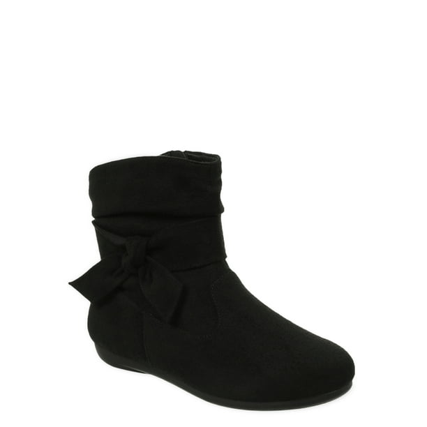 Wonder Nation Wonder Nation Bow Slouch Boot Little Girls Big Girls Walmart Com Walmart Com