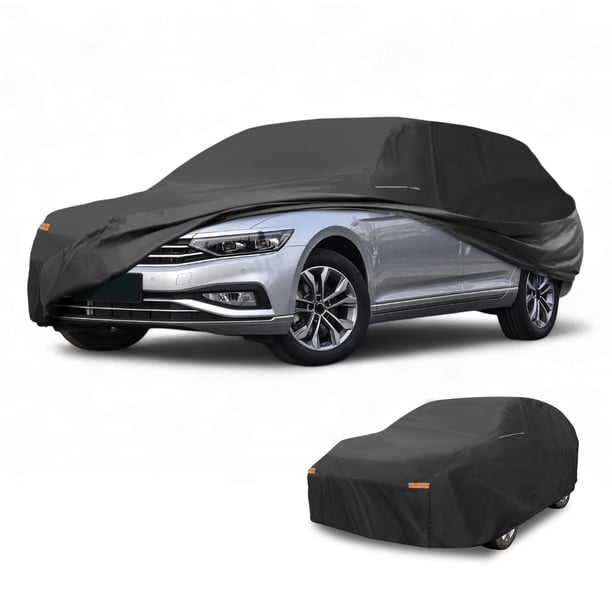 Cubierta de Automóvil Universal Impermeable para Todo Clima Protección Exterior Completa Anti-UV Sol Lluvia Ajuste para Longitud de Wagon de 177" a 190"