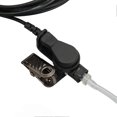 thumbnail image 3 of 2.5mm Acoustic Tube Earpiece Single Pin PTT Button Walkie Talkie Headset with Steel Clip for Motorola for Talkabout Black 1Pc, 3 of 4