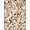 Brown Cream, Pattern 17, variant on Design&I 8'x10' Washable Area Rug Decorations Brindle Motif Terracotta Border Livingroom Cow Print for Living Room, Family Extra Large Skid-Resistant Low Profile
