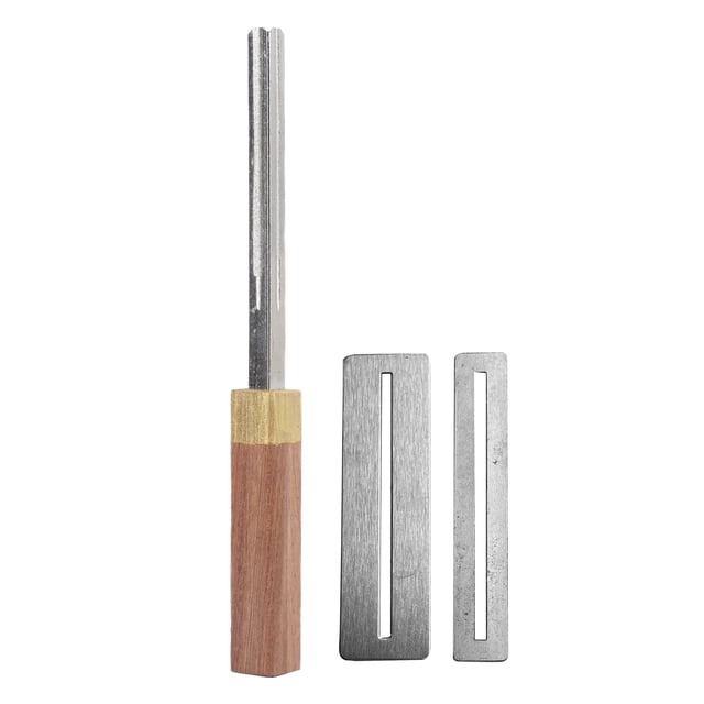Guitar Fret Crowning File, Polishing Silver Steel Frets Dressing Files 4 Grooves For Bass For Mandolin