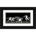 thumbnail image 1 of Ghesquiere, Hilde 32x16 Black Ornate Wood Framed with Double Matting Museum Art Print Titled - Fencing  1, 1 of 4