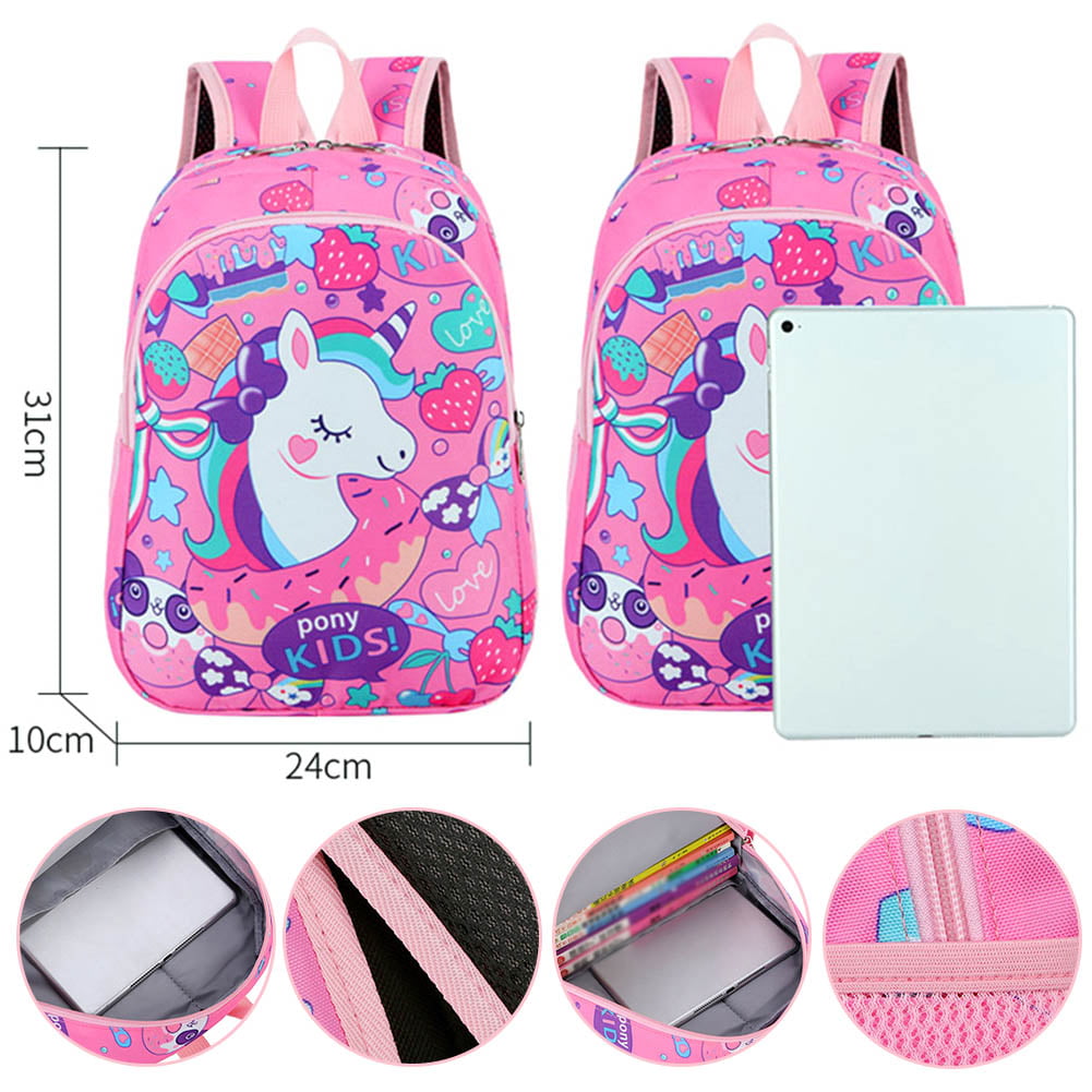  BLUEFAIRY Unicorn Backpack for Girls Kindergarten Elementary  School Bag Cute Lightweight Pink Book Bag Water Resistant 17 Inch Mochila  para 4 5 6 Niñas
