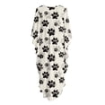 thumbnail image 5 of Xoenoiee Dog Paw Pattern Kaftan Dresses Plus Size V-Neck Women's Swimwear Cover Up Batwing Sleeves Mumu Caftan Long Maxi Beach Dress with Side Slits, 5 of 7