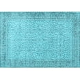 thumbnail image 1 of Ahgly Company Indoor Rectangle Persian Light Blue Traditional Area Rugs, 5' x 7', 1 of 4