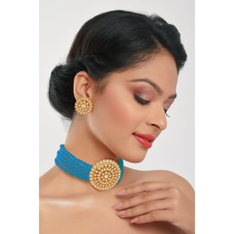 Blue deals indian jewelry