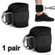 thumbnail image 1 of Correas de tobillo para máquinas de cable, puños de tobillo ajustables para hacer ejercicio, correas de tobillo de gimnasio 2 piezas 1 par de instalación, 1 of 5