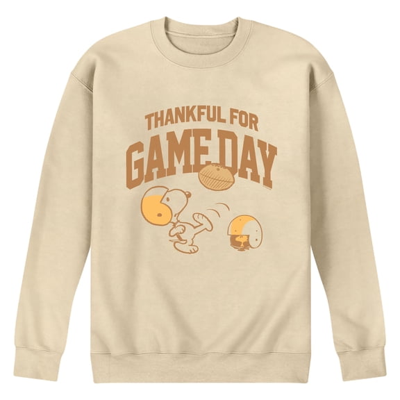 Peanuts - Snoopy & Woodstock Game Day Men's Graphic Fleece Sweatshirt