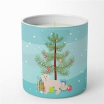 Carolines Treasures CK3889CDL 3.75 x 3.25 in. Unisex Morkie No.3 Christmas Tree 10 oz Decorative Soy Candle