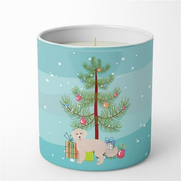 Carolines Treasures CK3889CDL 3.75 x 3.25 in. Unisex Morkie No.3 Christmas Tree 10 oz Decorative Soy Candle
