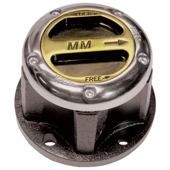 Mile Marker Locking Hub 470 Supreme; Manual; 27 Spline; 5 Bolt Count; Set Of 2