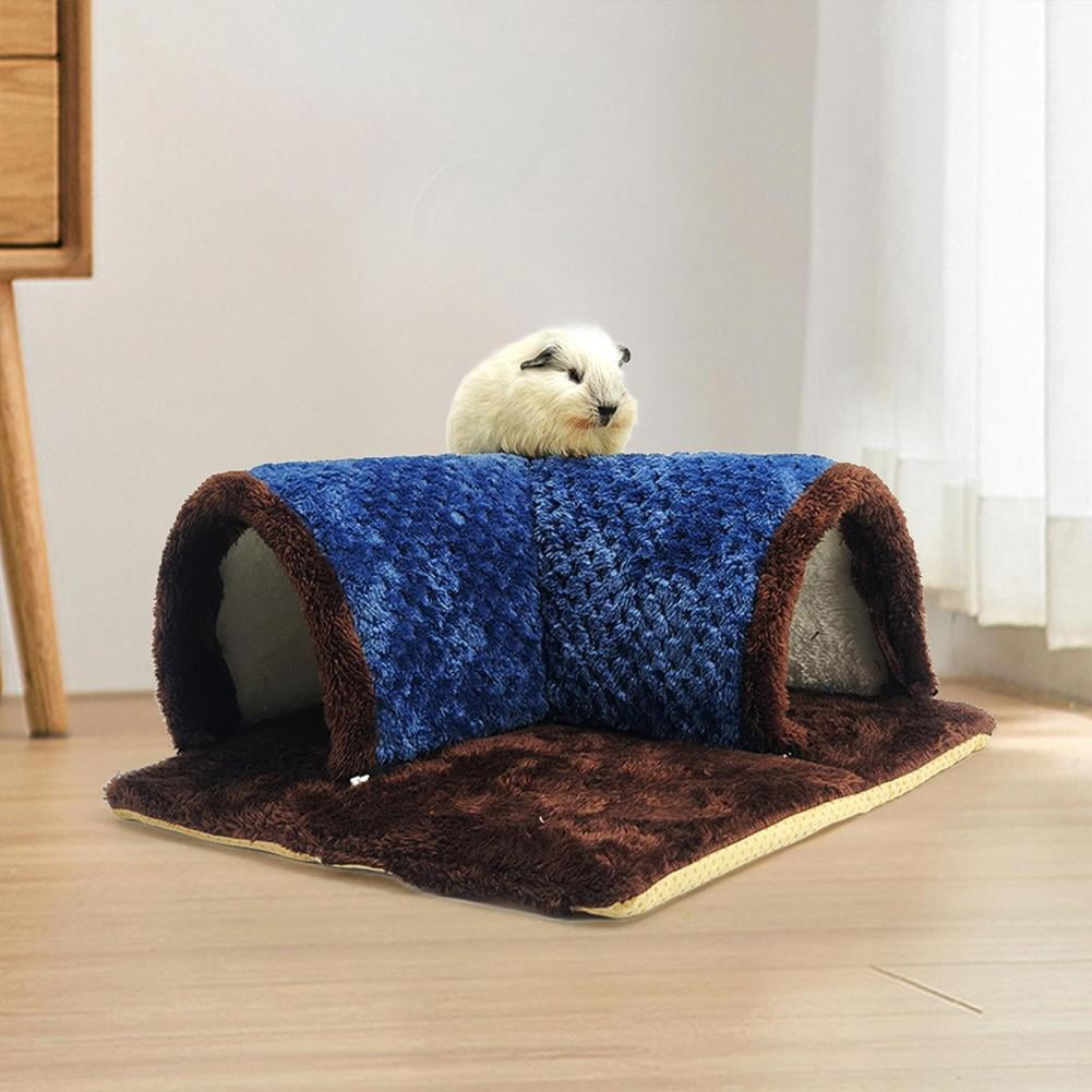 QHUDLV Plush Hamster Tunnel,Guinea Pig Channel,Soft Winter Warm Toy