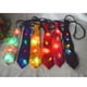 thumbnail image 3 of con luces intermitentes para y adultos, luces de fiesta LED, accesorio para de lentejuelas Azul Colcomx Corbata del LED, 3 of 7