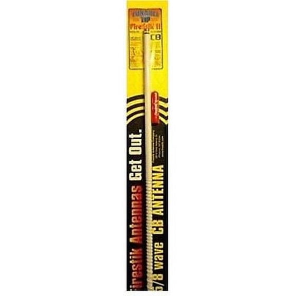 NEW FIRESTIK II FS3 FS-3 TUNABLE TIP WHITE 3 FOOT CB HAM ANTENNA USA MADE!!!!!!