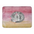thumbnail image 1 of Carolines Treasures BB7353RUG Sleeping Grey Cat Watercolor Machine Washable Memory Foam Mat, 1 of 4