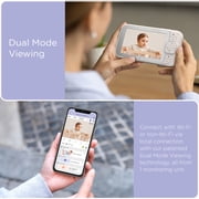 Hubble Nursery Pal Dual Vision Smart Wi-Fi Enabled Baby Monitor with 5 Parent Unit Viewer