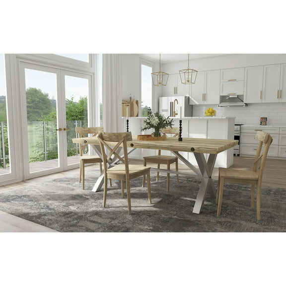 Keaton Rectangle 5-Piece Dining Set with Table and Four Chairs