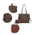 thumbnail image 5 of MKF Collection Pauline Women’s Vegan Leather Tote Bag with Wallet by Mia K-Black, 5 of 9