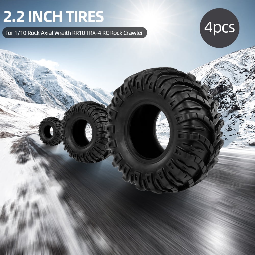2.2" Super swamper Rocks Tyre Tires ax-3022 for RC 1/10 escaladant Rock Crawler 