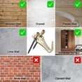 thumbnail image 5 of 20 Pack 50 Lbs Picture Frame Hangers Hooks with Nails, Heavy Duty Plaster Wall Pro Photo/Heavy Mirror Hanging Kit, 5 of 5
