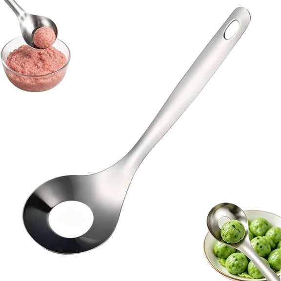 Meatball Maker, 2026 Upgrade Stainless Steel Meatball Making Spoon, Quick & Easy Meatball Making Tool for Uniformly Shaped Meatballs