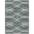 thumbnail image 2 of Addison Rugs Chantille Indoor/Outdoor Transitional Waves Gray Washable Rectangle Rug, 2'6" x 3'10", 2 of 6