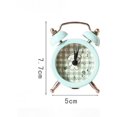 thumbnail image 2 of Reloj Despertador Pequeño Silencioso De Escritorio, Sin Tictac, Funciona con Pilas, Reloj De Vidrio De Alta Definición con Movimiento De Cuarzo, Adecuado para Dormitorio, Sala De E, 2 of 5