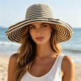 thumbnail image 2 of Wide Brim Sun Hat Packable Travel Cap for Women Men Beach Outdoor UPF, 2 of 5