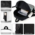 thumbnail image 4 of Todos Crecidos-theme Backpack, Campus style schoolbag Bookbag with Adjustable Shoulder Straps And Large Zip Compartment, Unisex Travel Bags., 4 of 6