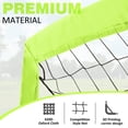 thumbnail image 5 of BOHEN 6x4FT Portable Soccer Goal for Kids Backyard with Carry Bag - Easy Folding Lightweight Fun for Outdoor Indoor Training Games for Teen Youth Adult (Light Green, 6x4FT, 1 Pack), 5 of 8