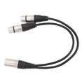 thumbnail image 1 of Cable Divisor XLR Y ANGGREK Macho XLR 1 Pie a Doble XLR Hembra, 1 of 7