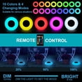 thumbnail image 2 of Solar Floating Pool Lights, 9.7 Inch RGB Solar Pool Lights with Remote Control, IP67 Waterproof Swimming Pools Light for Inground Pool, Bathroom, Bathtub, Pool Party Decor, 2 of 8