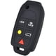 thumbnail image 3 of ER Carcasa de silicona para llave de 5 botones para Volvo XC90 S80 Rojo Verde, 3 of 5