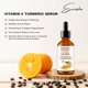 thumbnail image 4 of JIN Suero de vitamina C y cúrcuma Blanqueador facial Antienvejecimiento Arrugas Esencia hidratante Cosmética coreana Cuidado de la piel Reducción de poros, 4 of 4