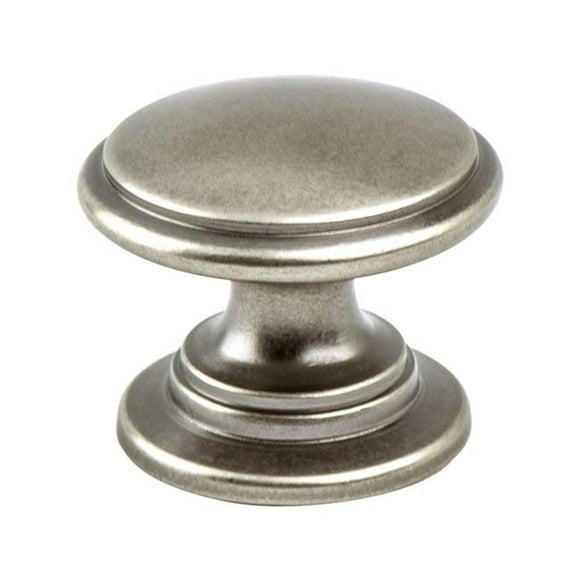 Berenson 7893-1AP-P 1.187 in. dia. Andante Knob with Antique Pewter