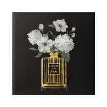 Stupell Industries Chic Perfume Blossoms Botanical & Floral Painting Gallery Wrapped Canvas Art Print Wall Art, 36 x 36