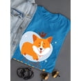 thumbnail image 3 of Really Corgeous Welsh Corgi Blue T-Shirt Women -Image by Shutterstock, Female Medium, 3 of 4